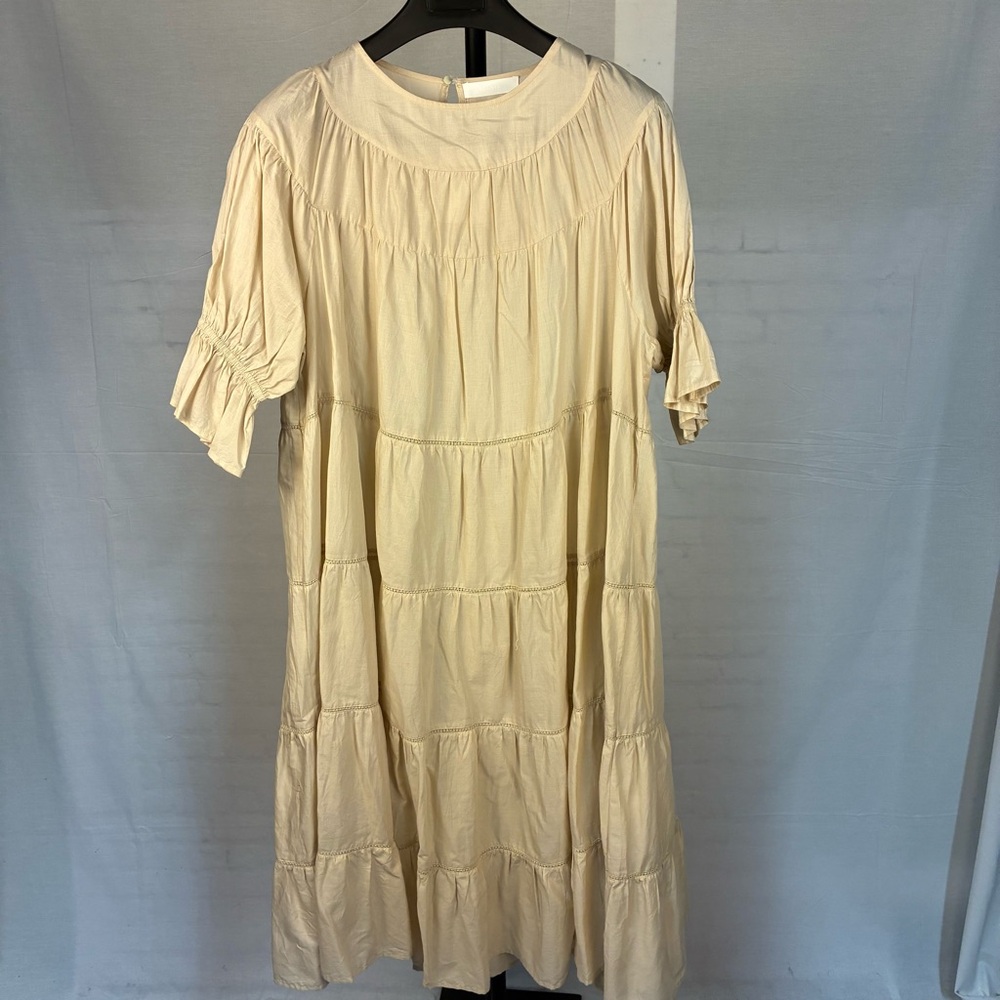 NWT Merlette Paradis Dress in Light Beige S